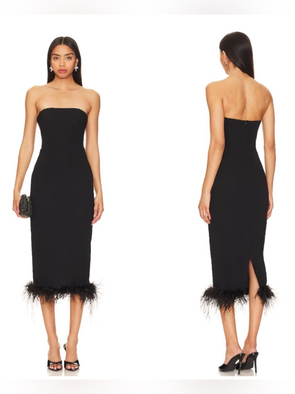 Amanda Uprichard X Revolve Simpson Dress Black Size Small